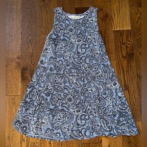 Loft Paisley Swing Dress size Small